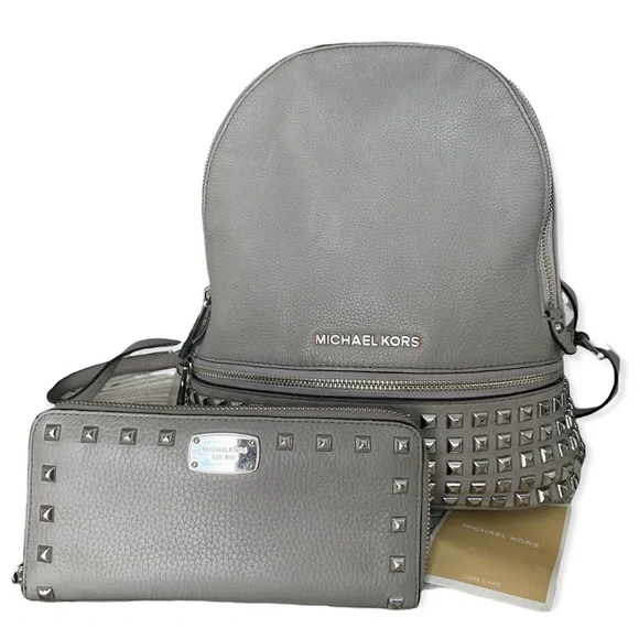 Michael Kors | Bags | Michael Kors Leather Backpack Zip 